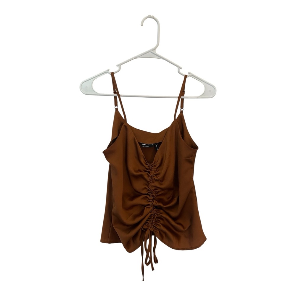 ASOS Brown Ruched Women's Top
